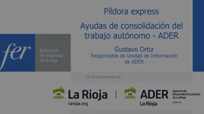 Micropldora express - Ayudas de consolidacin del trabajo autnomo - ADER