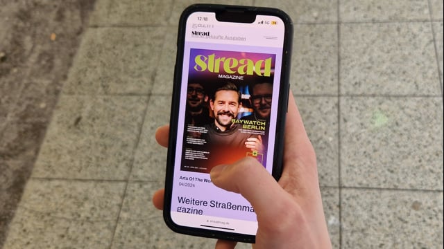 "Stread": Straßenzeitung, aber digital