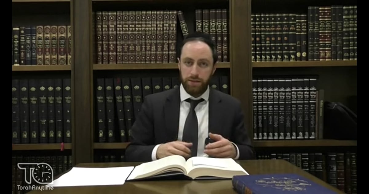 R' Dov Tepler Kitniyot Children, Keilim, and Quinoa