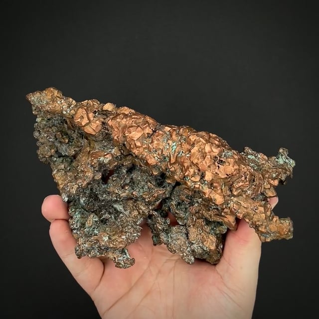 large Copper with Chrysocolla