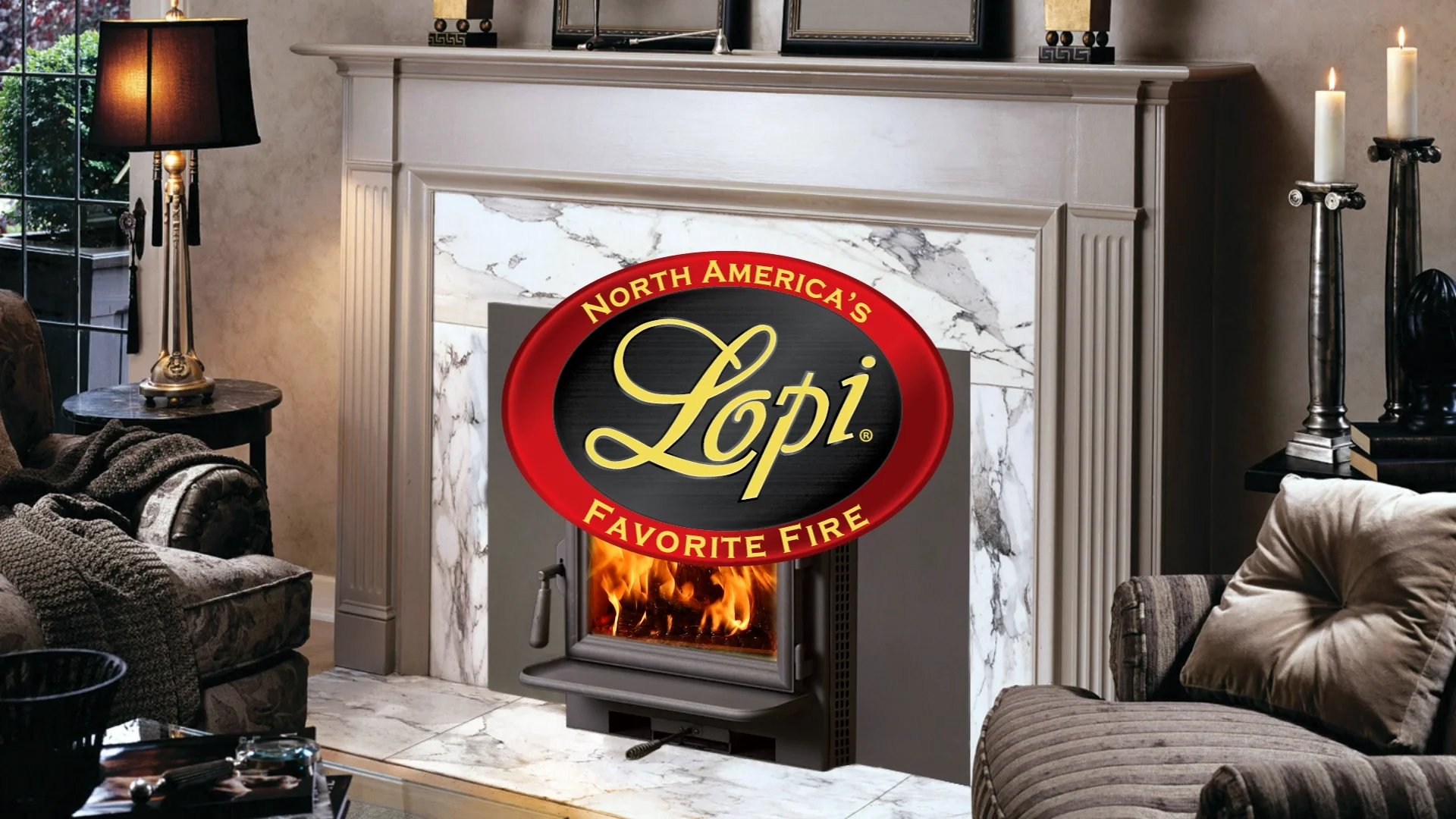 エルムンドページ イス Large Flush Wood NexGen-Hybrid™ Arch | Steel Wood Fireplace