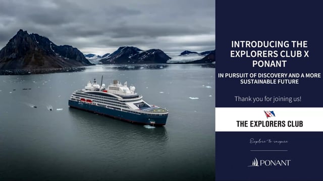 Introducing The Explorers Club X PONANT: In Pursuit of Discovery and a more Sustainable Future
