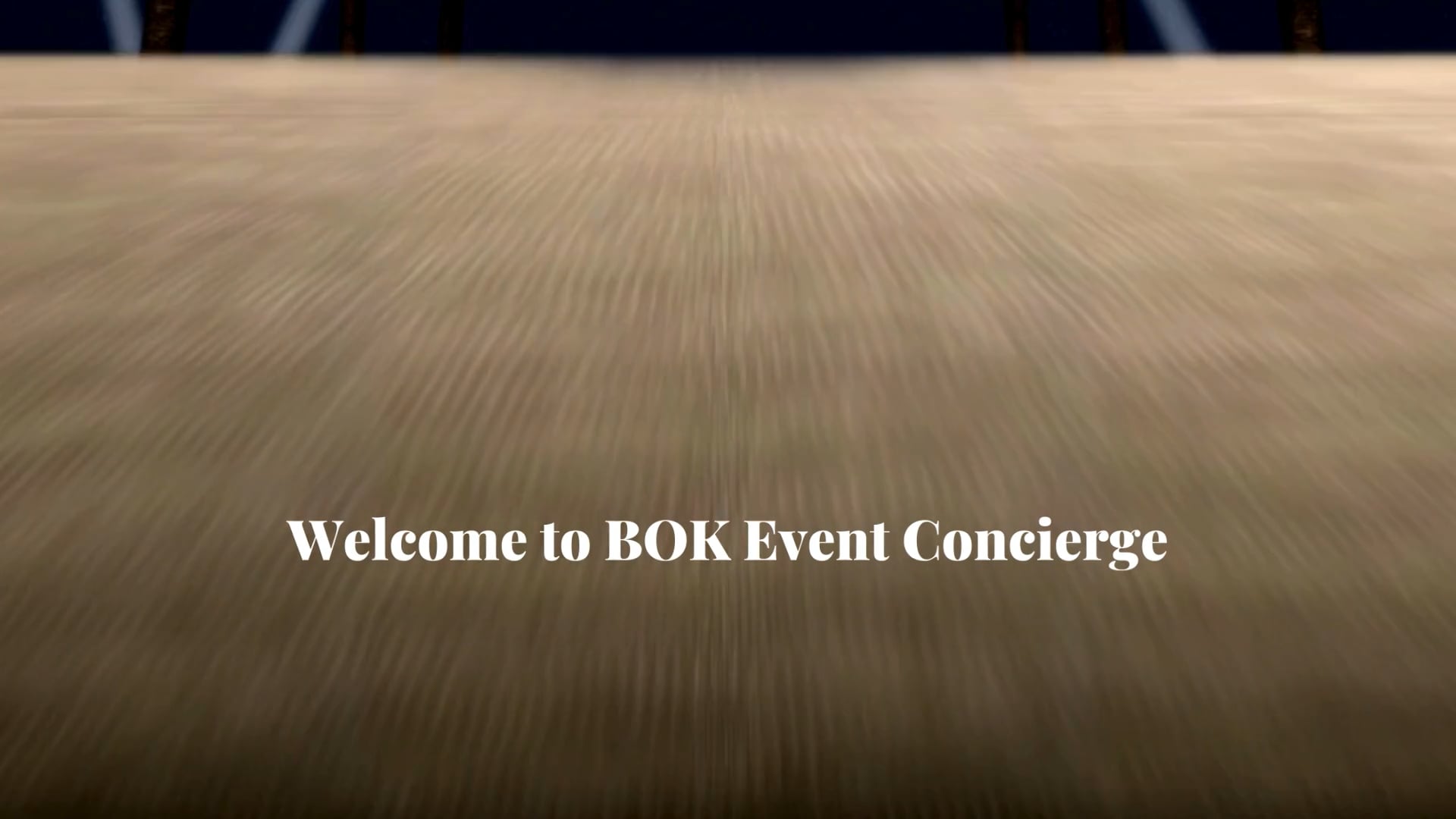 Promotional video thumbnail 1 for BOK Event Concierge