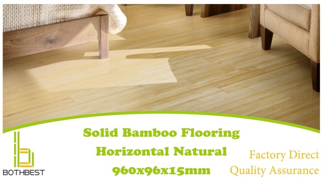 Bothbest Bamboo Flooring Horizontal Natural Premium Quality Green Material