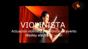 Violinista Medley en evento