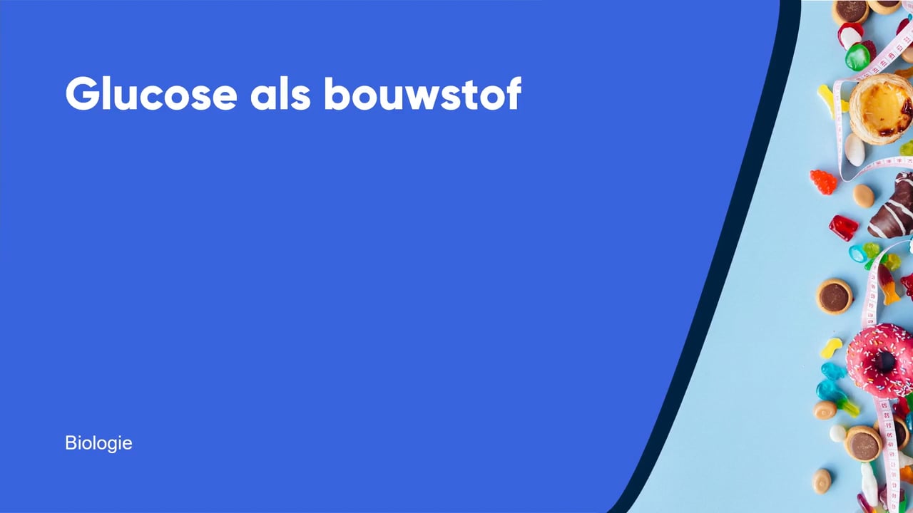 Glucose als bouwstof