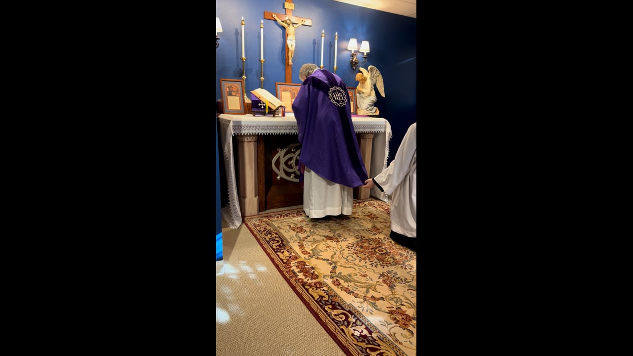 Excerpts from the Bishop's Private Mass - 3/20/24