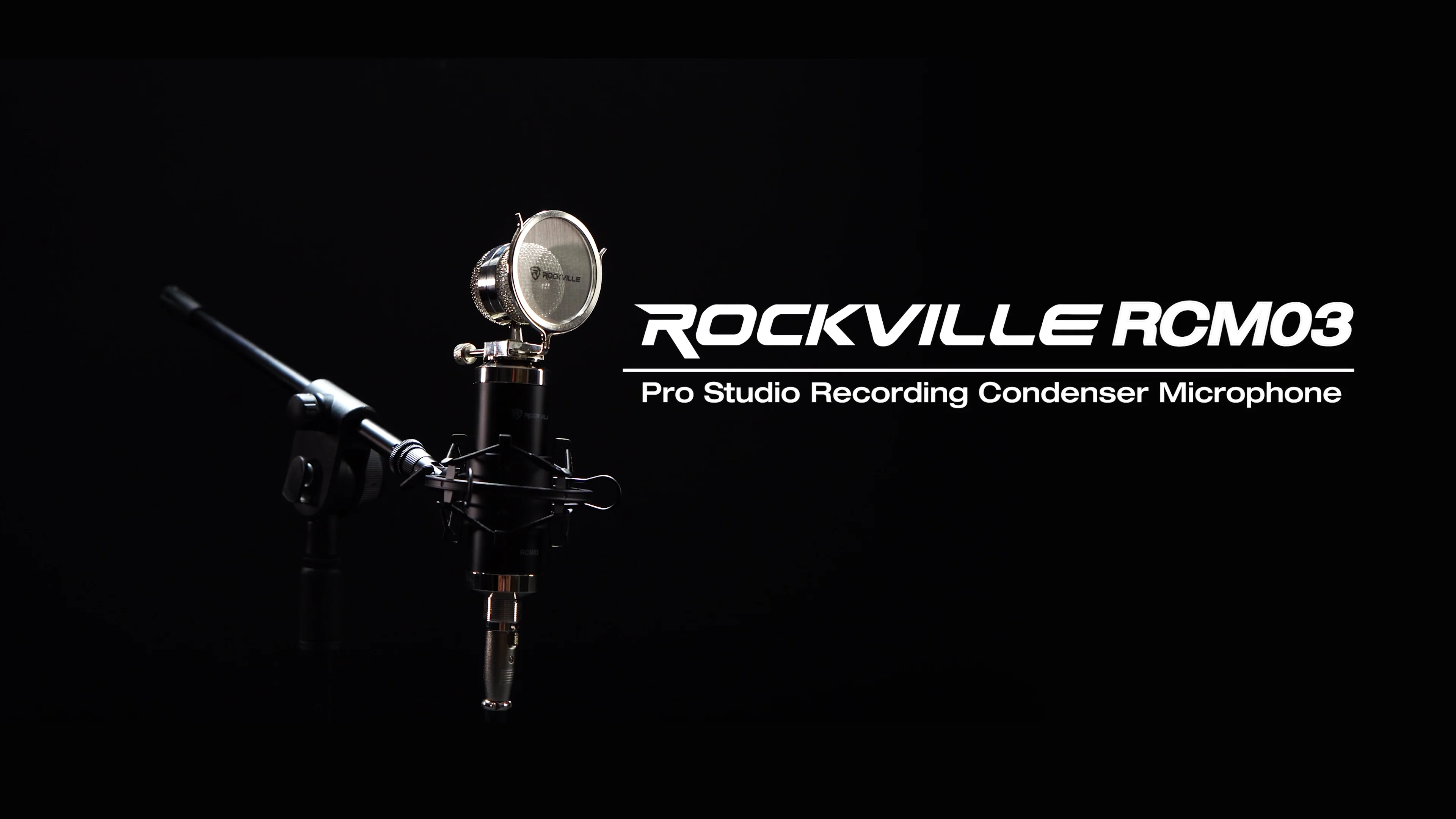 RCM03 Condenser Microphone, Cardioid, 16mm Diaphragm – Rockville