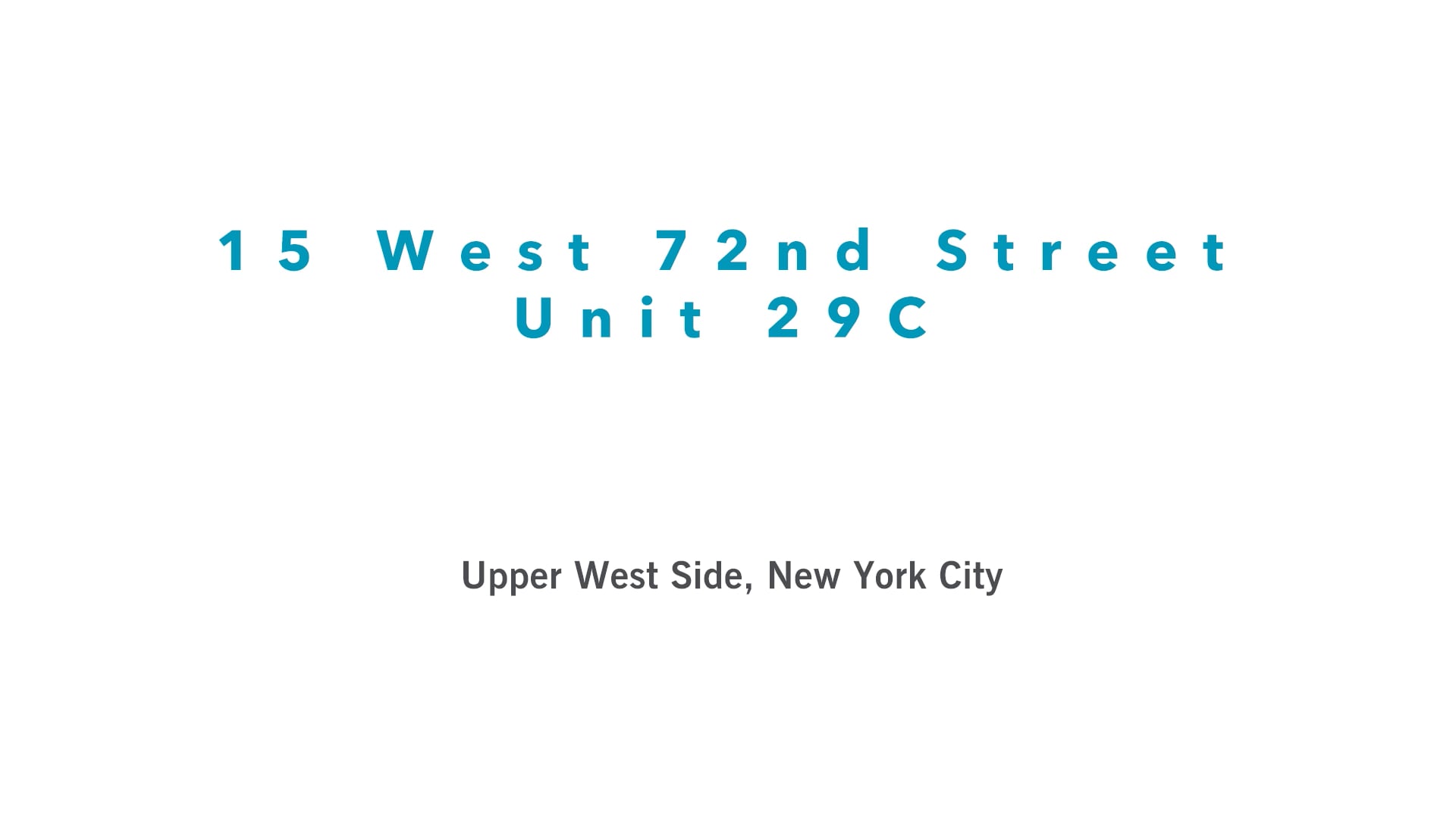 15 West 72nd Street - Apt 29C