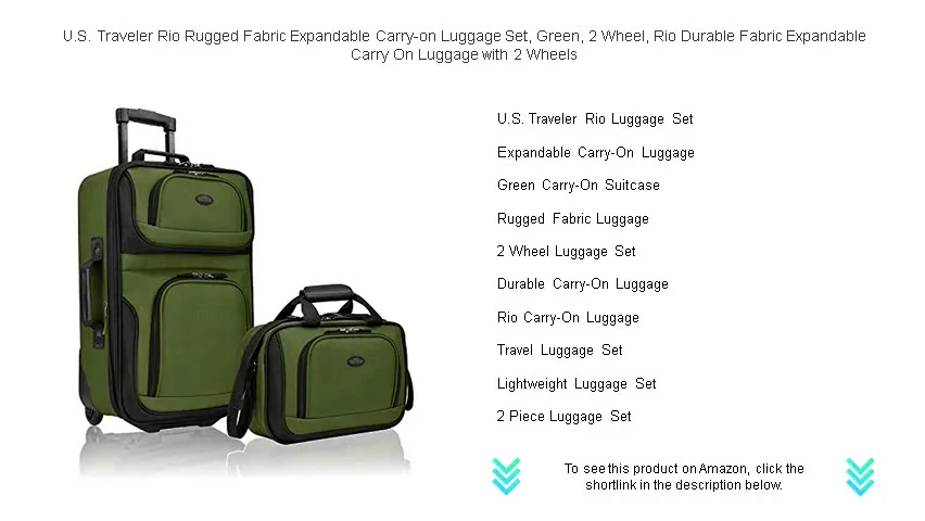 Luggage Review Traveler Rio Rugged Fabric Expandable Carry-On