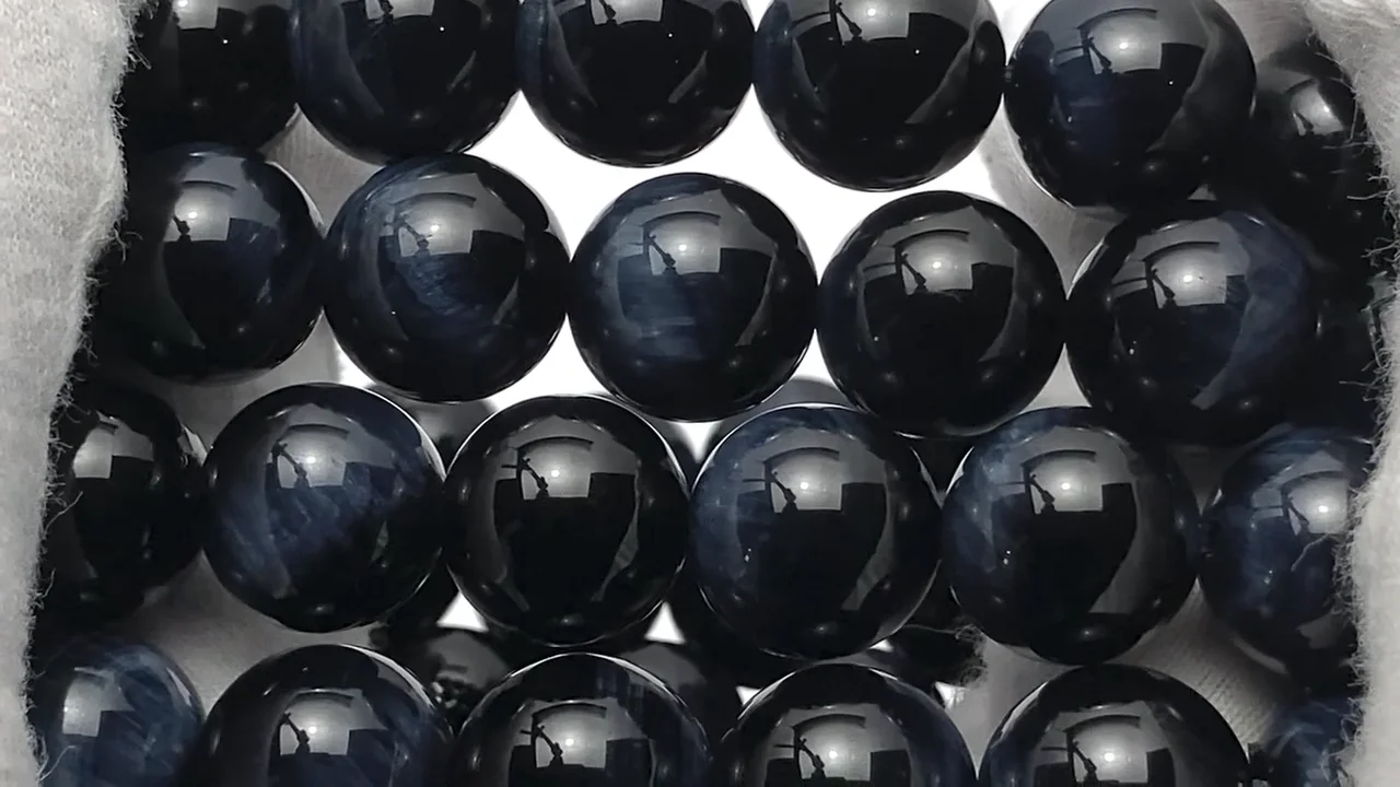 ブルータイガーアイ ラウンド12mm ブレスレット｜天然石ビーズの卸問屋