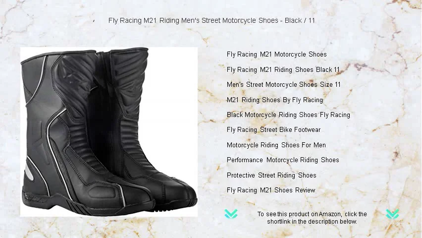 Best Motorcycle Boots For FLY RACING M21 RIDING SHOES BLACK/RED