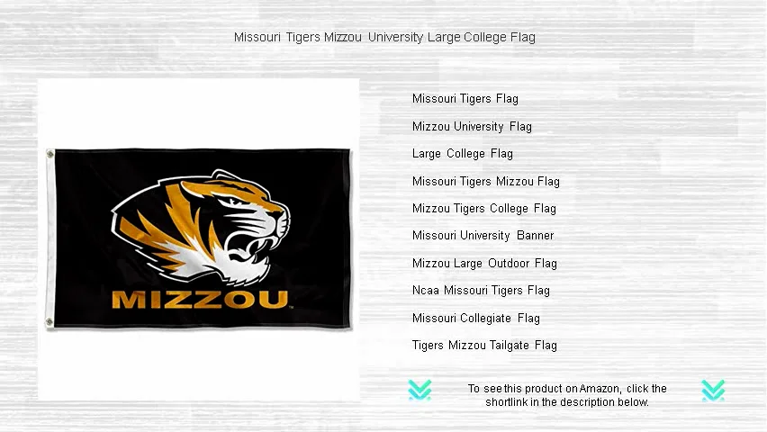 Missouri Tigers Mizzou University Large College Flag on Vimeo