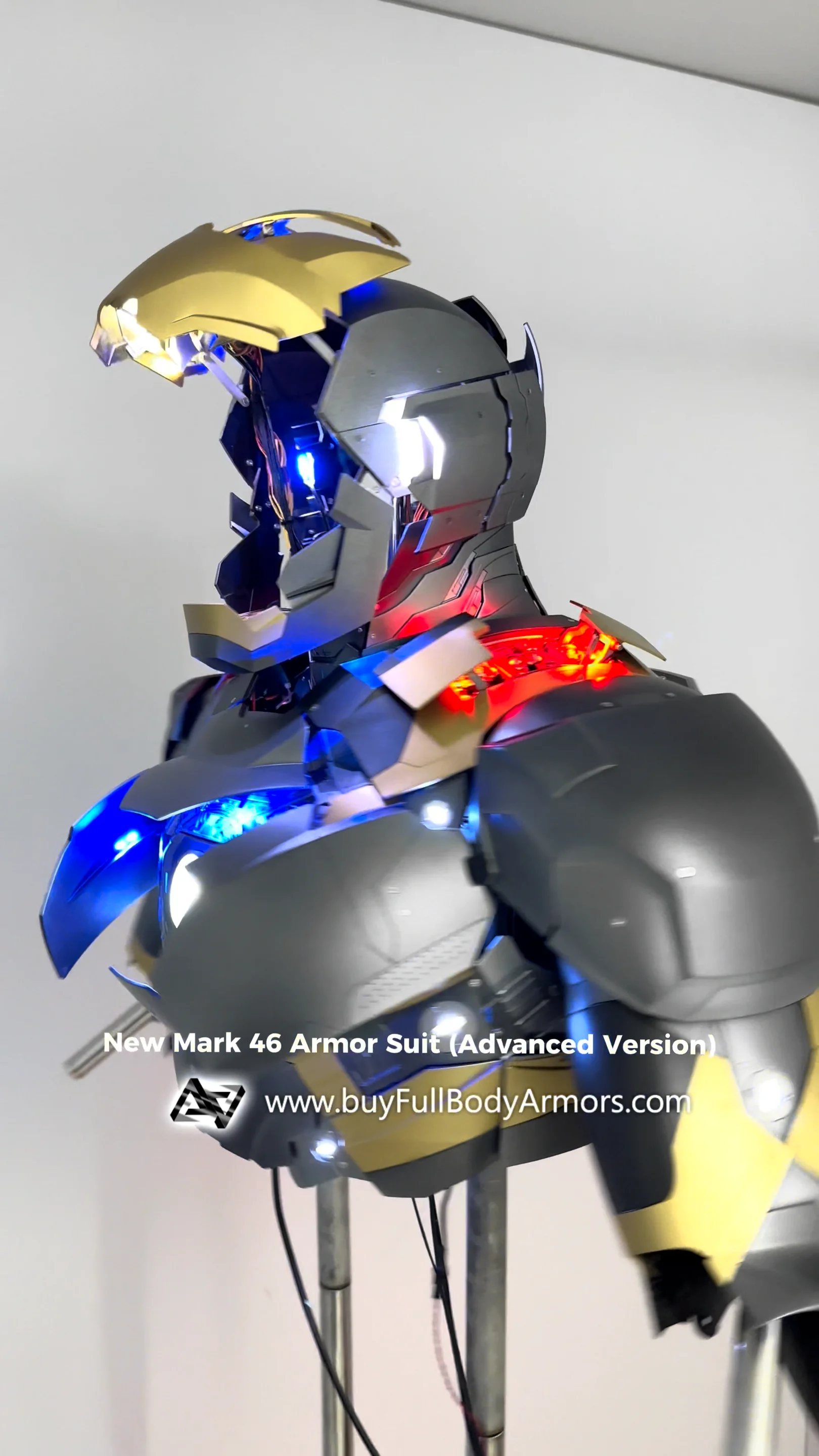 WEARABLE IRON MAN MARK 46 XLVI ARMOR COSTUME – The best