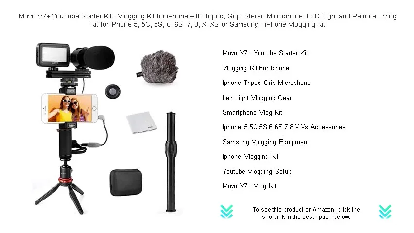 Equipment Starter Kit Movo Vlogger Gear Youtuber Starter Kit Movo