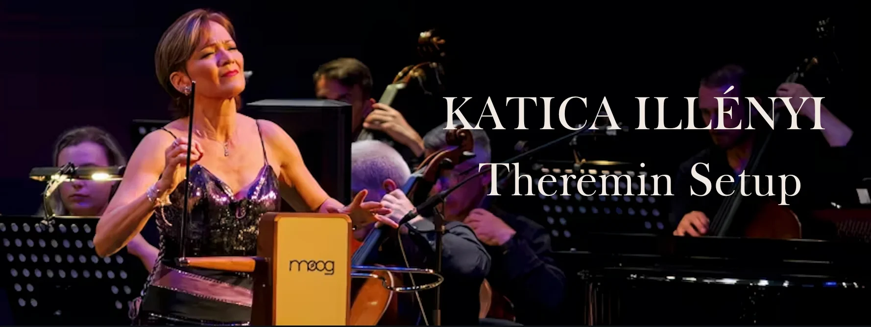 Katica Illényi - Theremin setup on stage on Vimeo