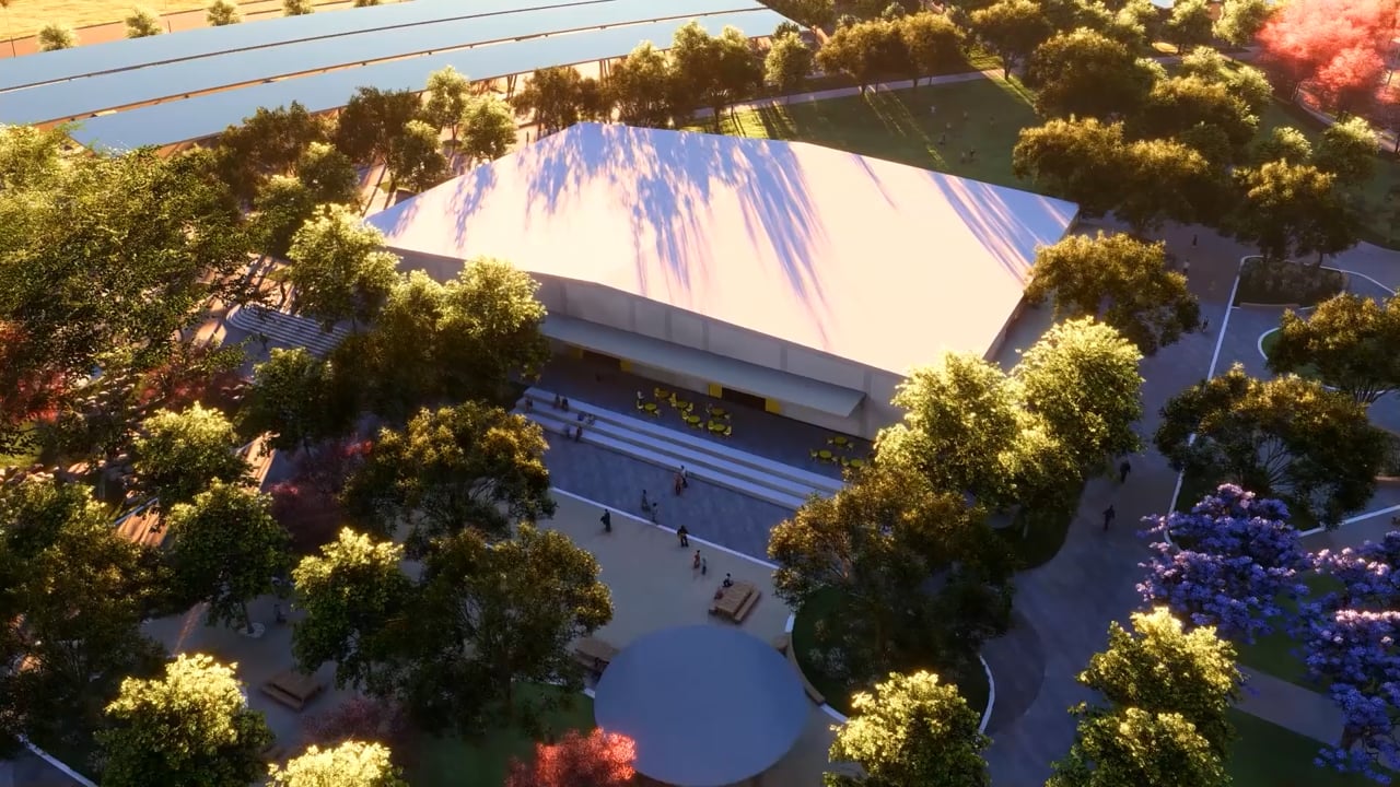 Hangar 369 Great Park 3D Rendering Animation