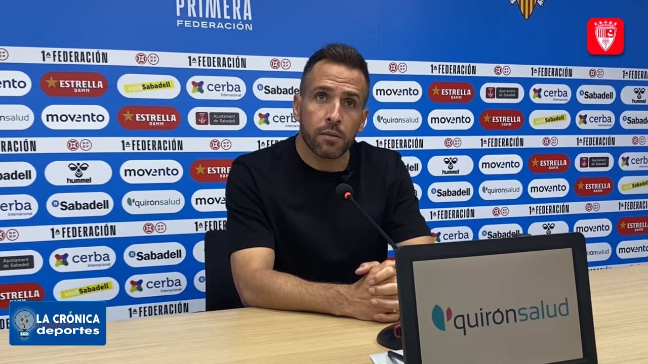 RAÚL JARDIEL (Entrenador Teruel) CE Sabadell 1-1 CD Teruel /  Jor 31 - Primera Rfef / Gr 1