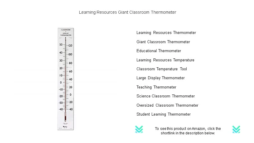 Learning Resources Giant Classroom Thermometer on Vimeo