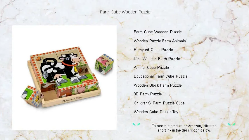 Farm Cube Wooden Puzzle on Vimeo