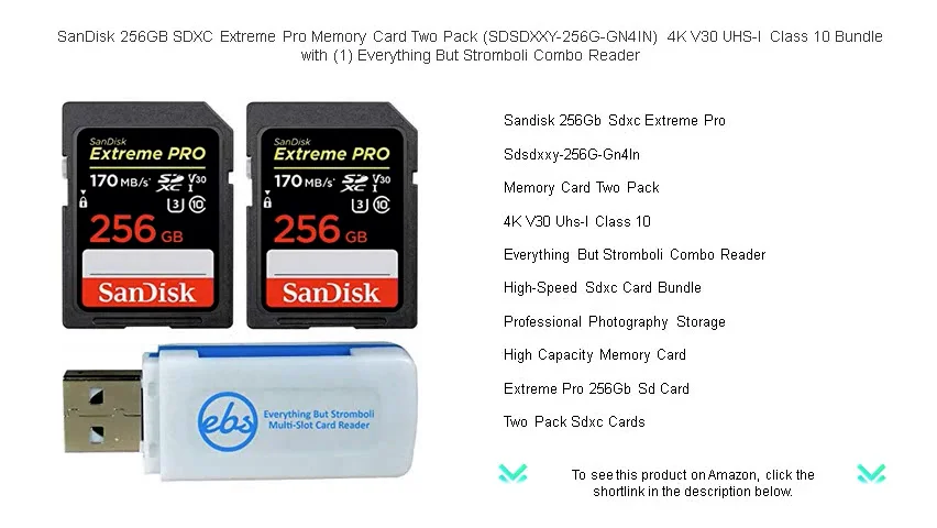 SanDisk Extreme PRO SDXC 256GB UHS-I U3 200MB/s V30 - Foto 6