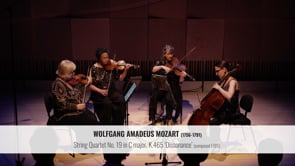 MOZART String Quartet No. 19 in C major, K.465 ‘Dissonance’