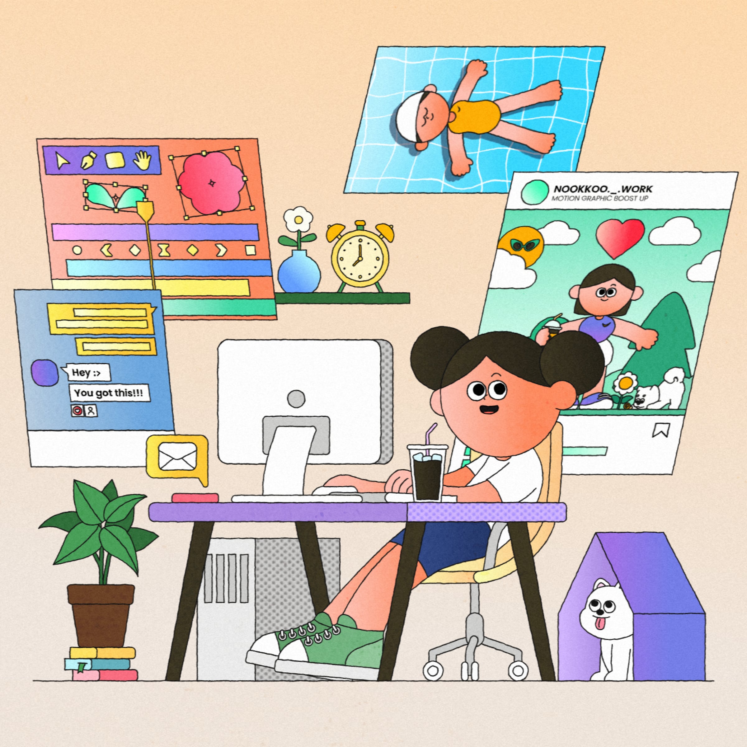 My Daily Routine - Looping Animation | Videos & Movies on Vimeo