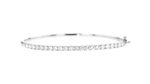 2.00 ct. t.w. Lab-Grown Diamond Bangle Bracelet in Sterling Silver