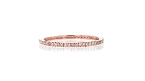 15 ct. t.w. Diamond Eternity Band in 14kt Rose Gold