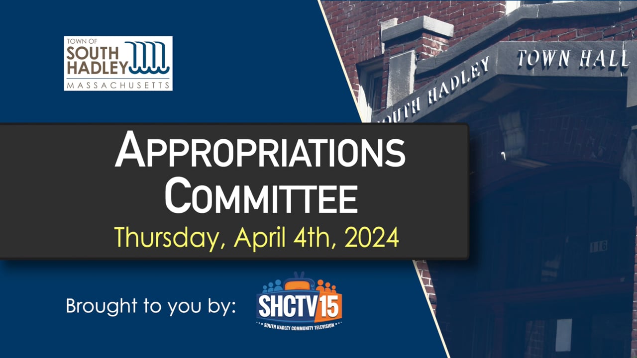 Appropriations: 04/04/2024