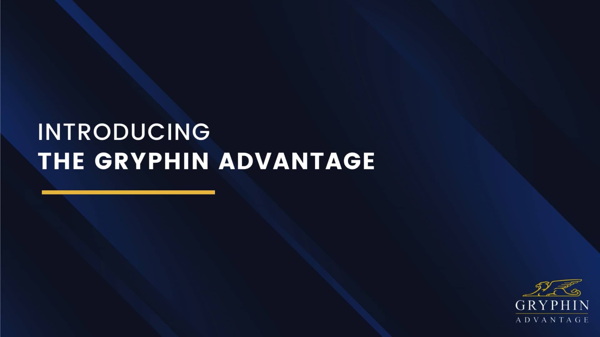 Introducing Gryphin Advantage on Vimeo