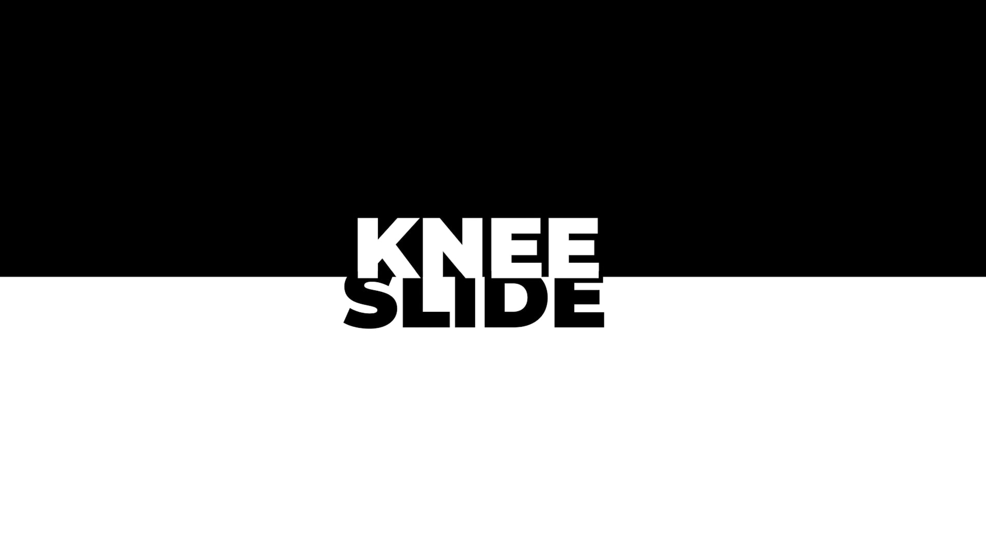 Knee slide Warm up movement drill