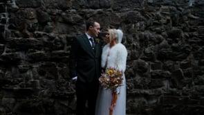 Love Amidst the Rain: Nomee and John's New Year's Eve Wedding at Ballintubber Abbey