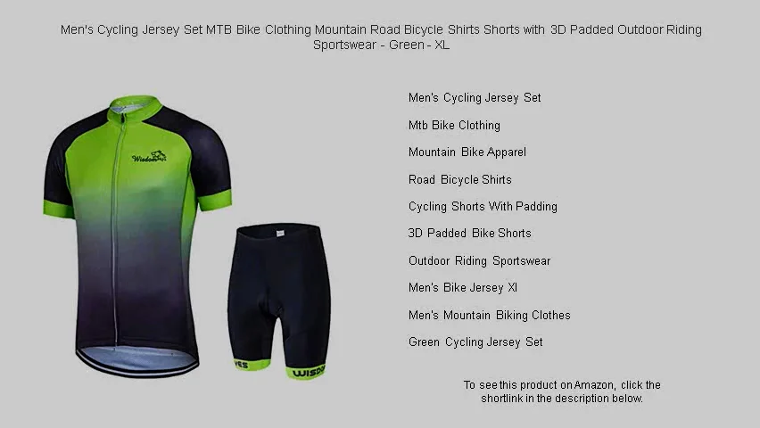 Amur Leopard Cycling Jerseys Set Mens Bike Clothing Short Sleeve