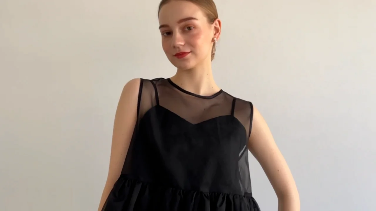 sheer vest camisole one-piece | Acka.| エーシーケーエー sheer vest camisole one-piece | Acka.| エーシーケーエー