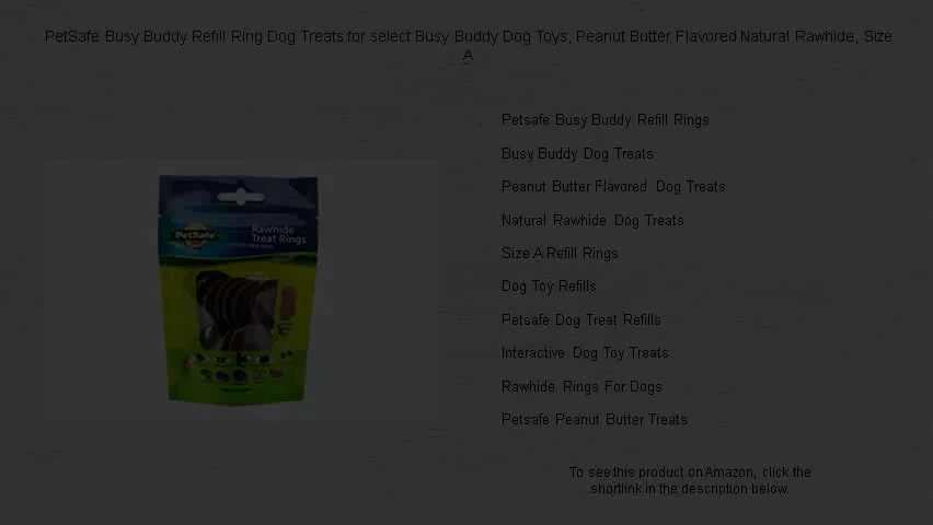 PetSafe Busy Buddy Refill Ring Dog Treats for select Busy Buddy Dog ...