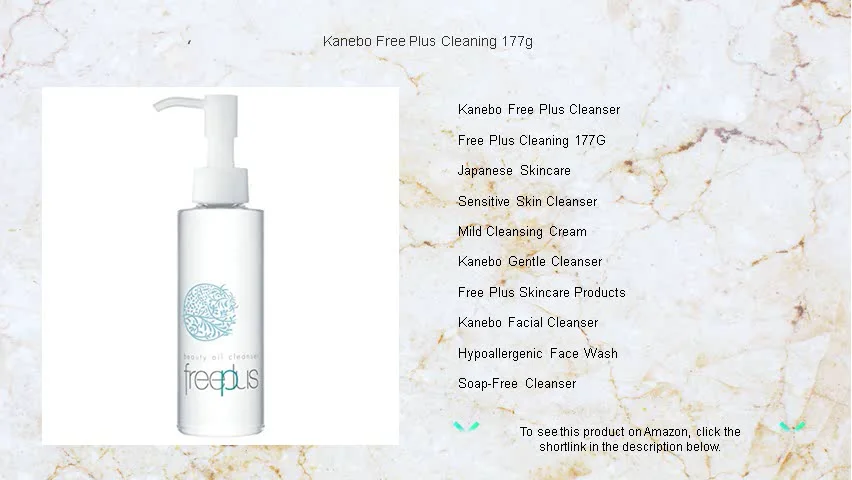 Kanebo Free Plus Cleaning 177g on Vimeo