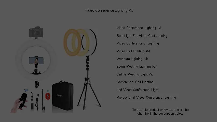Video Conference Lighting Kit on Vimeo