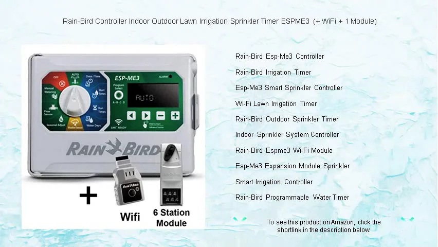 Rain-Bird Controller Indoor Outdoor Lawn Irrigation Sprinkler Timer ...
