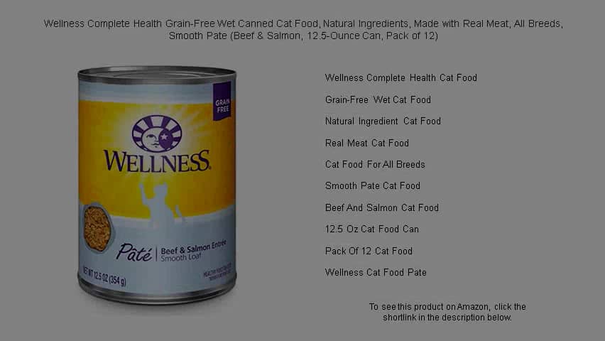 Wellness Complete Health Grain-free Wet Canned Cat Food, Natural 