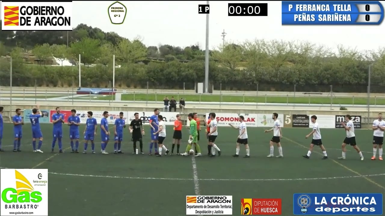 (RESUMEN Y GOLES) Peña Ferranca Tella 5-1 Peñas Sariñena / Jor. 27 / Primera Regional Gr 2