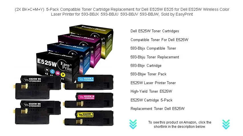 2x Pro Cartuccia Black Per Dell E-525-w - Foto 7