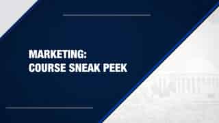 Video preview for Georgetown | Marketing | Course Sample