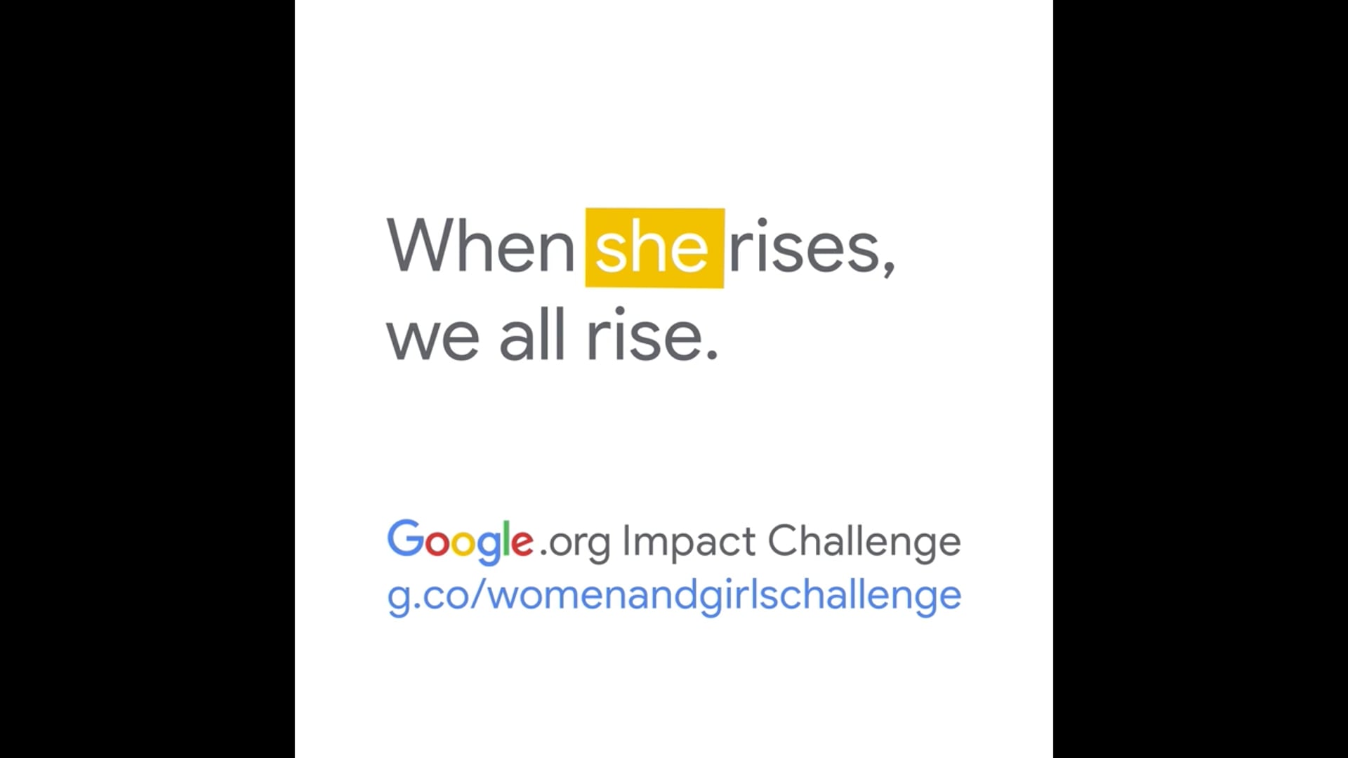 Google.org - Impact Challenge