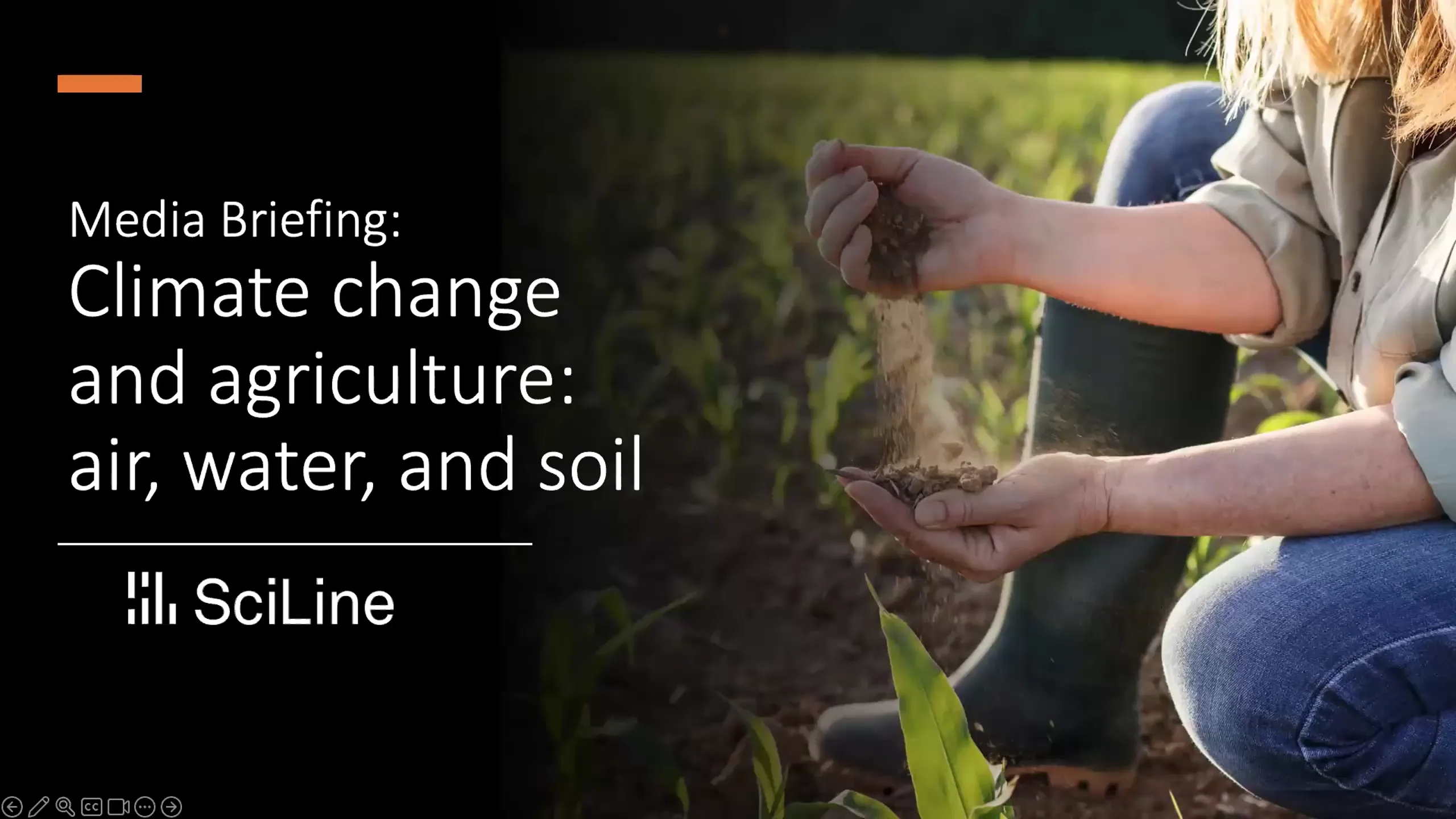 Climate change and agriculture: air, water, and soil - SciLine