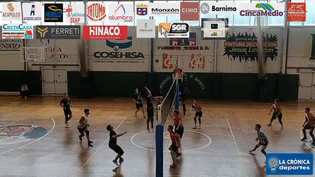 VOLEIBOL  2ª AUTONÓMICA   CV MONZÓN-3-2-CV  TORRERO   ÚLTIMO TEST  ANTES DE LA  FINAL FOUR POR EL  ASCENSO QUE SE DISPUTARÁ  EN  MONZÓN