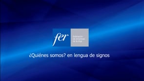Quines Somos? En Lengua de Signos