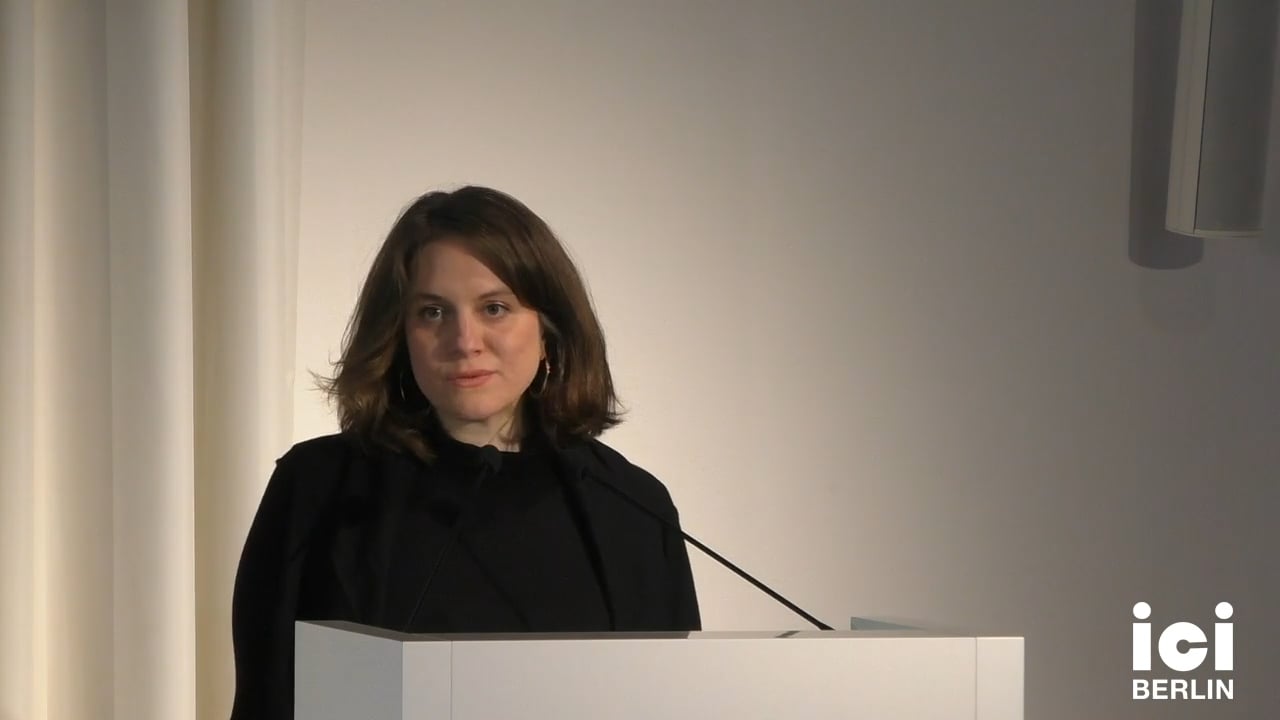 Talk by Özgün Eylül İşcen