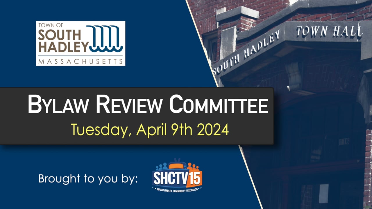 Bylaw Review Committee: 04/09/2024