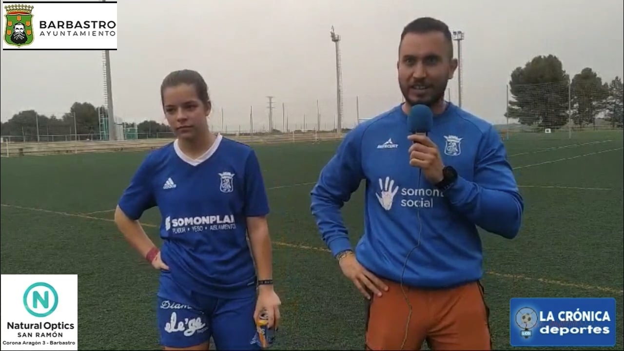 MARIO Y VICTORIA (Entrenador y Jugadora Ferranca) P. Ferranca A 3-3 Fuensport / Jor 23 - 1ª Femenina Aragonesa